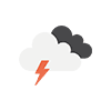 thunderstorm with rain
